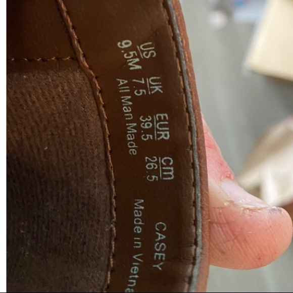 Dr. Scholl’s almond “Casey” leather look ankle boot. Like new - Picture 4 of 4